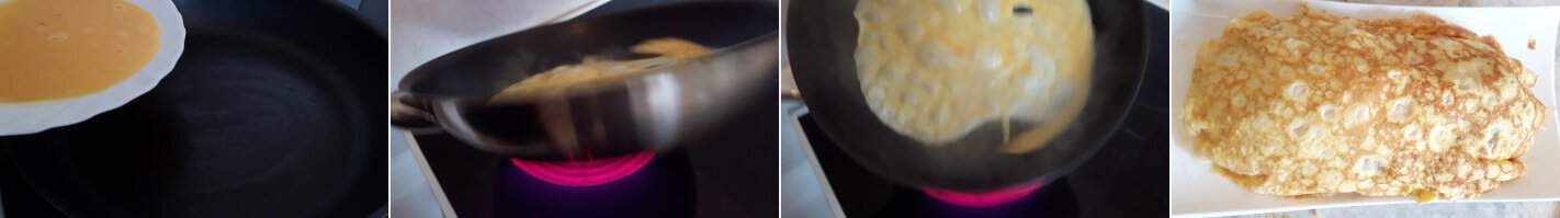 Schnelles Omuraisu Schritt 7 Omelett zubereiten