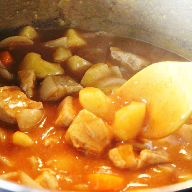 Japanisches Curry im Topf
