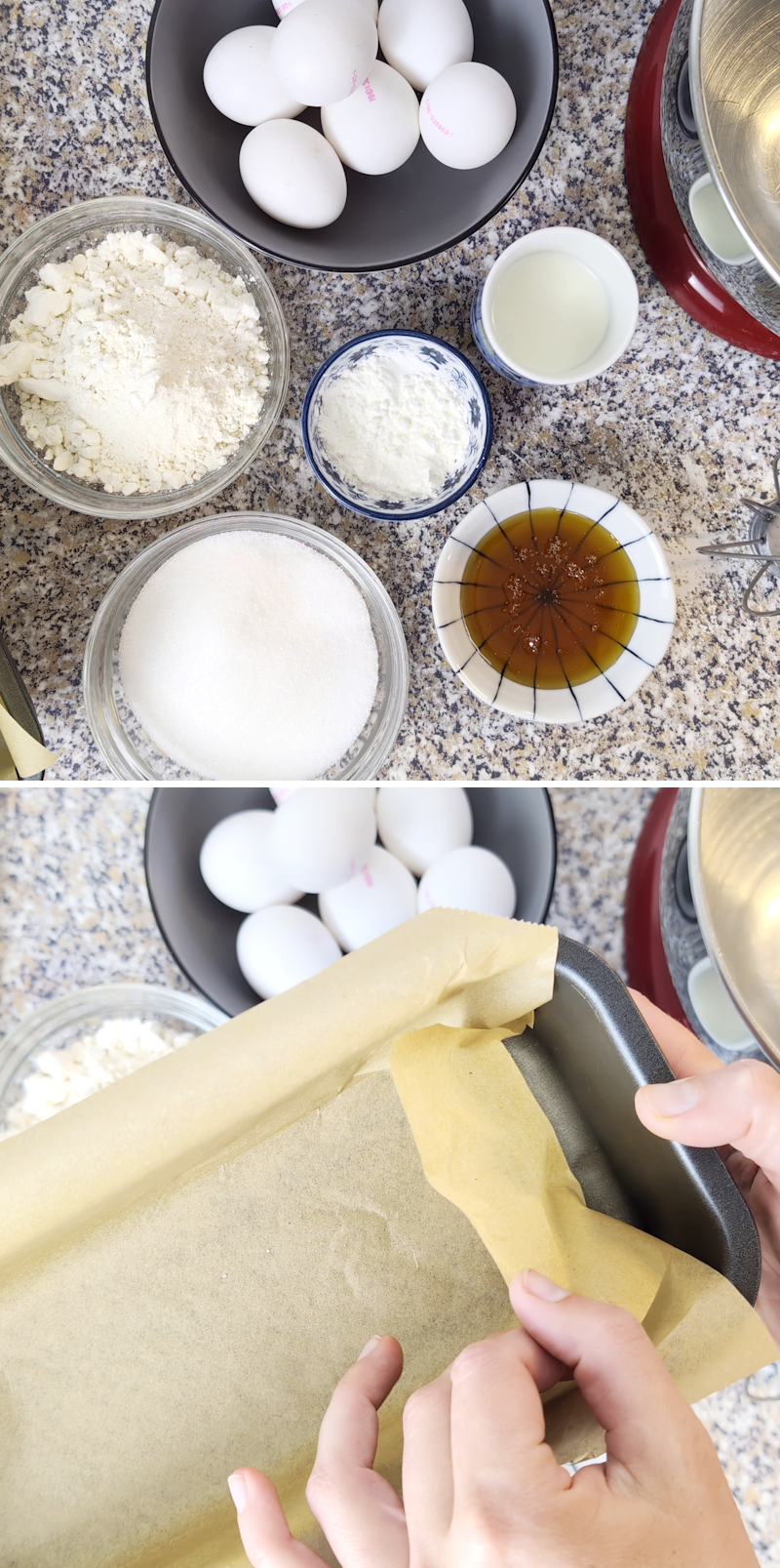 Castella Kuchen Zutaten