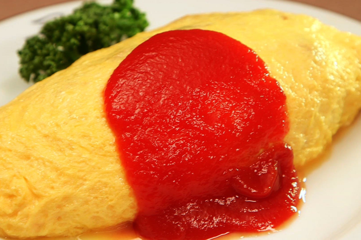 Japanisches Omelett mit Reis bei TV Tokyo