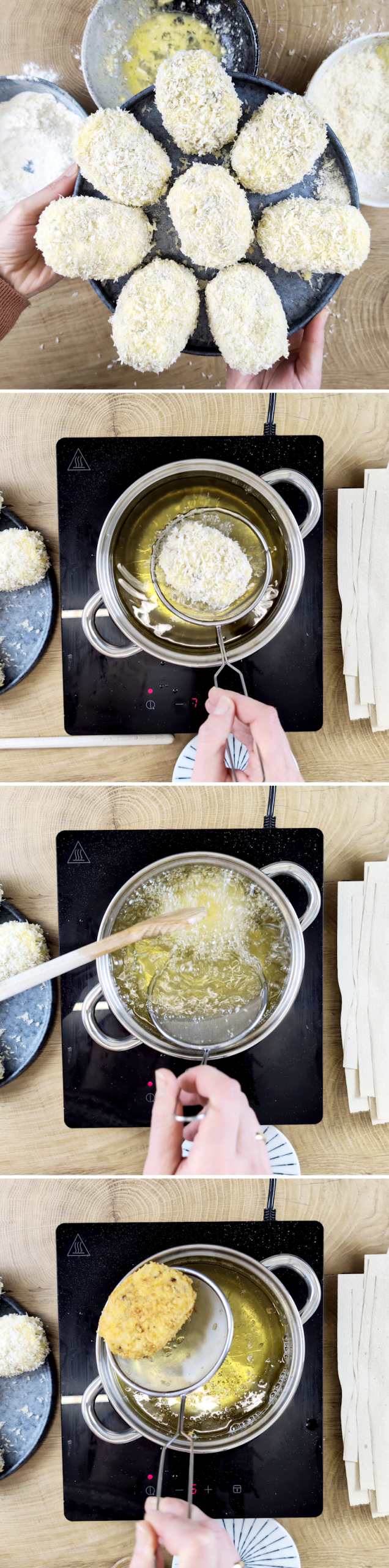 Korokke Schritt 9 Kroketten frittieren