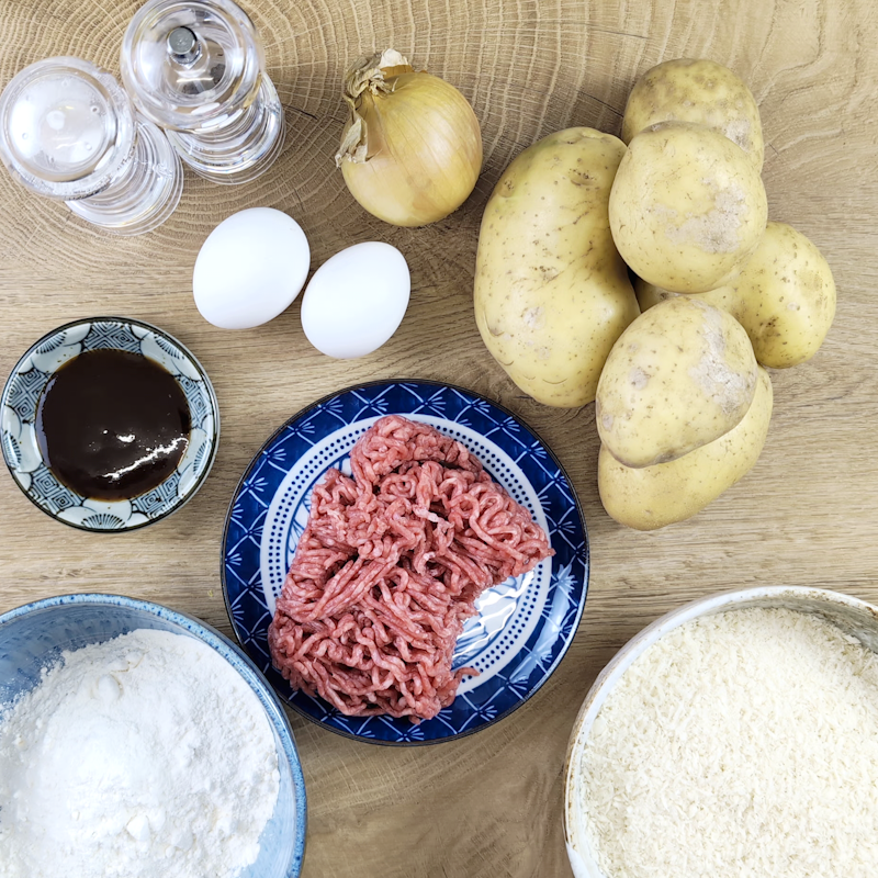 Korokke Zutaten
