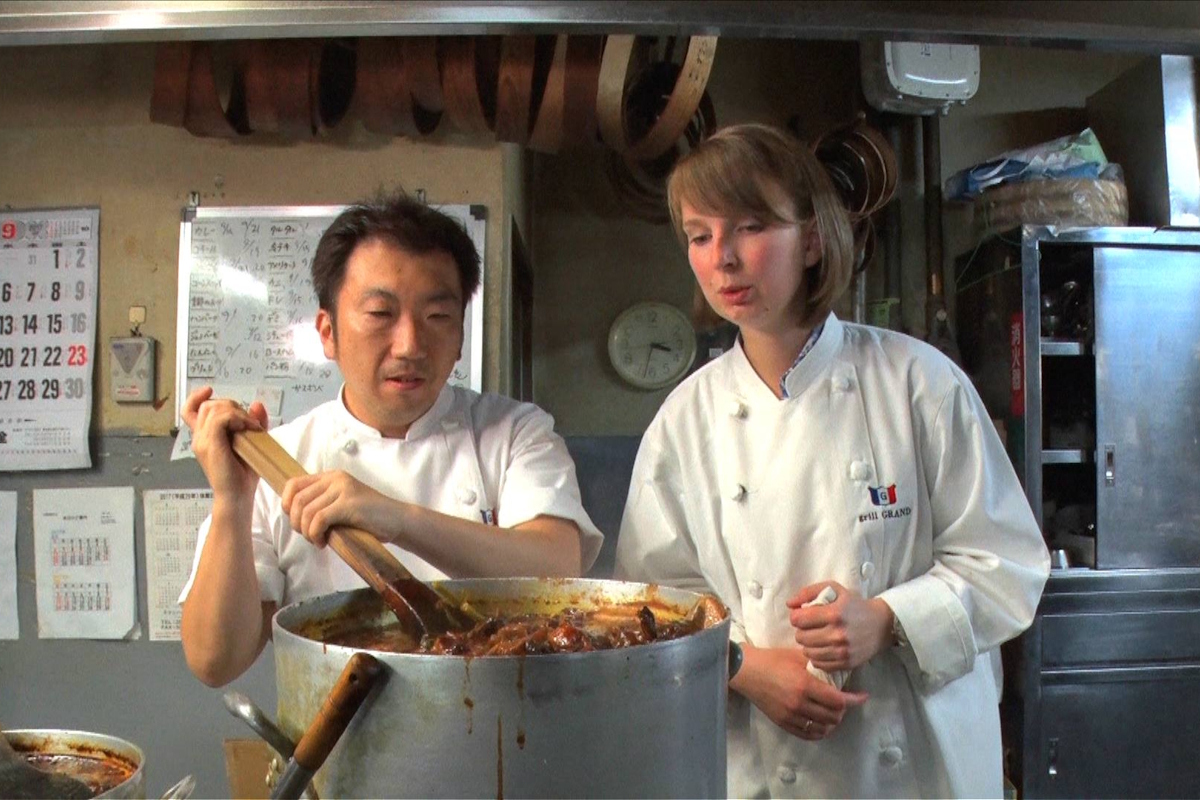 Omuraisu TV Tokyo in Asakusa