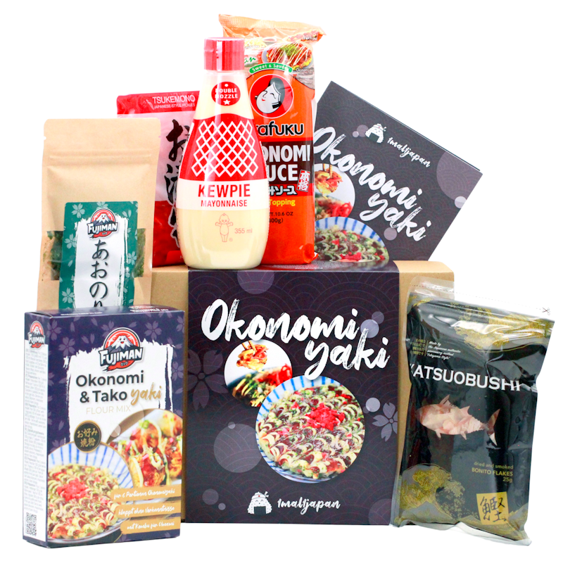 Okonomiyaki Kochbox von 1mal1japan mit japanischen Zutaten und Rezept_komp
