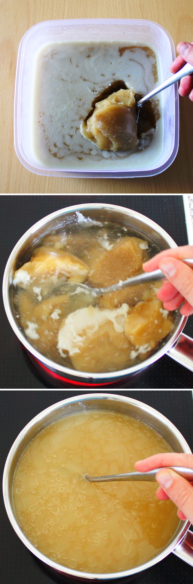 Tonkotsu Schritt 10 Brühe verdünnen