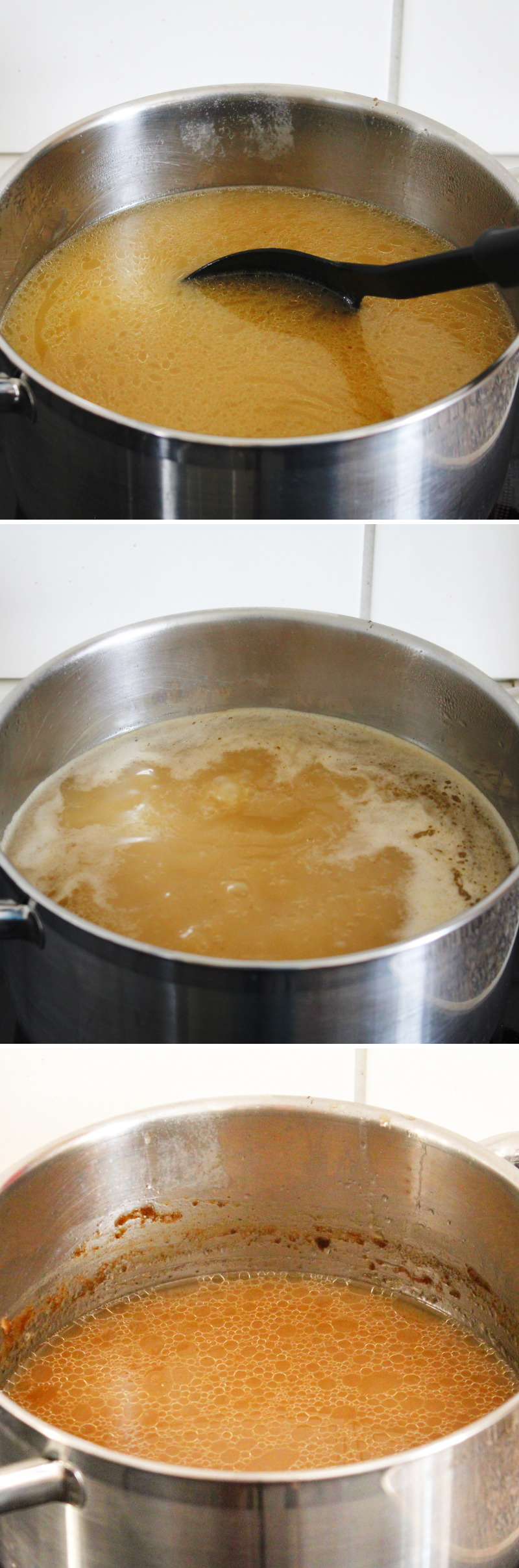 Tonkotsu Schritt 9 Brühe reduzieren