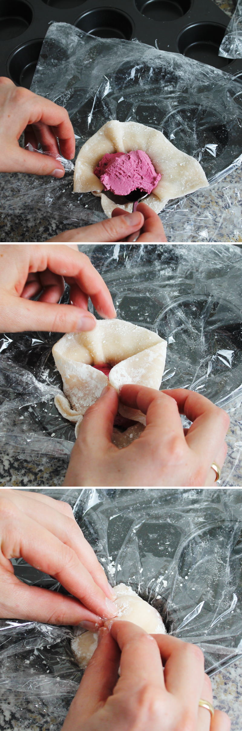 Mochi Eis Schritt 11 Mochiteig formen