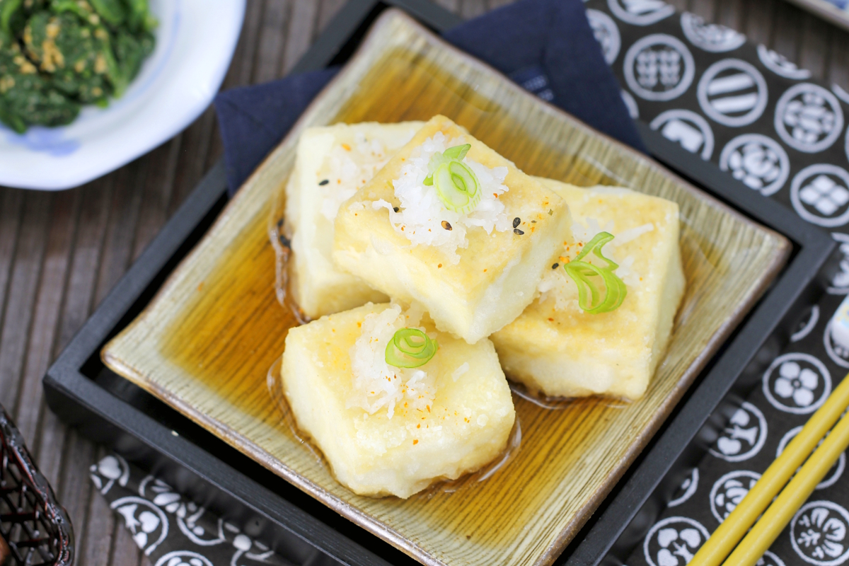 Agedashi Tofu Schritt für Schritt selber machen