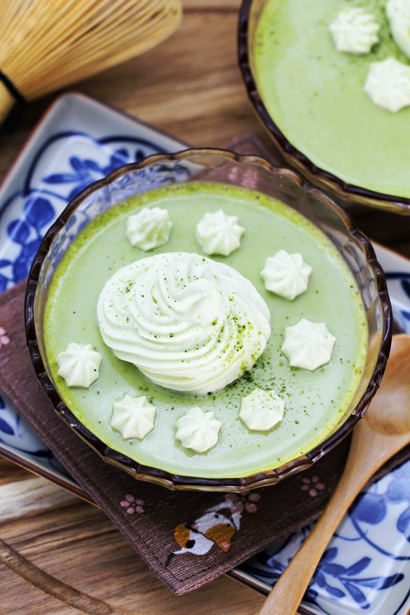 Match Pudding Rezeptbild