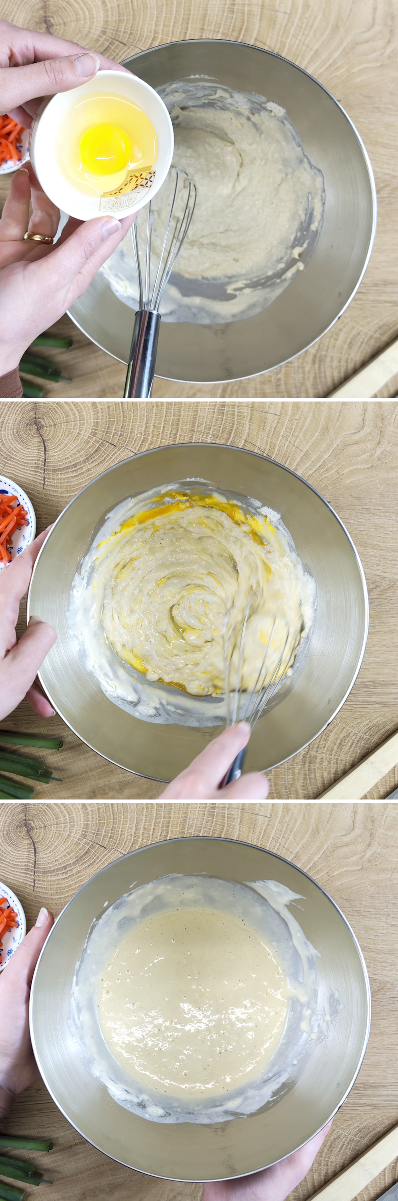 Okonomiyaki Schritt 3 Teig anrühren