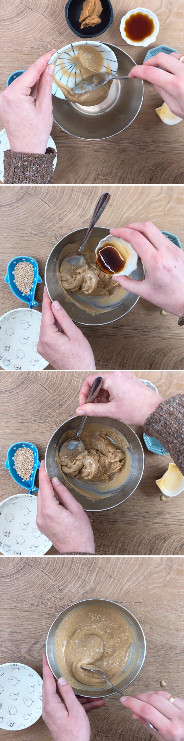 Shabu Shabu Schritt 2 Sesam Dip herstellen