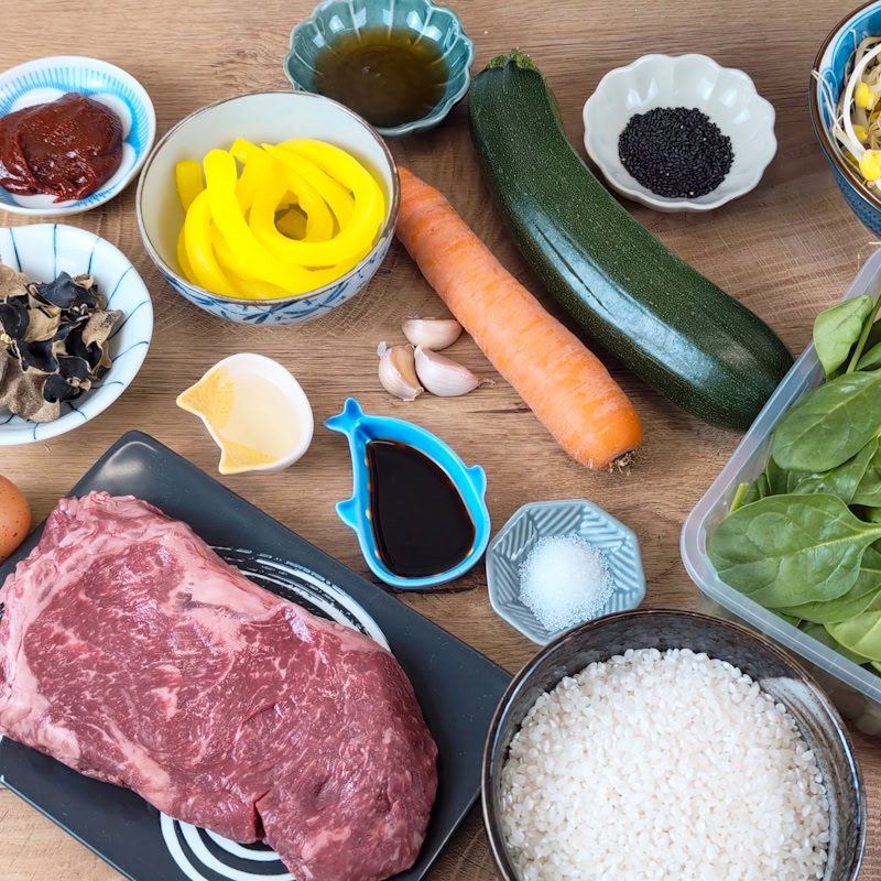 Bibimbap Zutaten