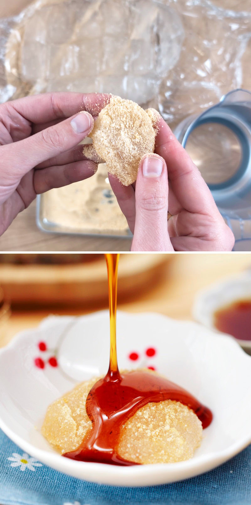 Warabi Mochi Schritt 10 Servieren