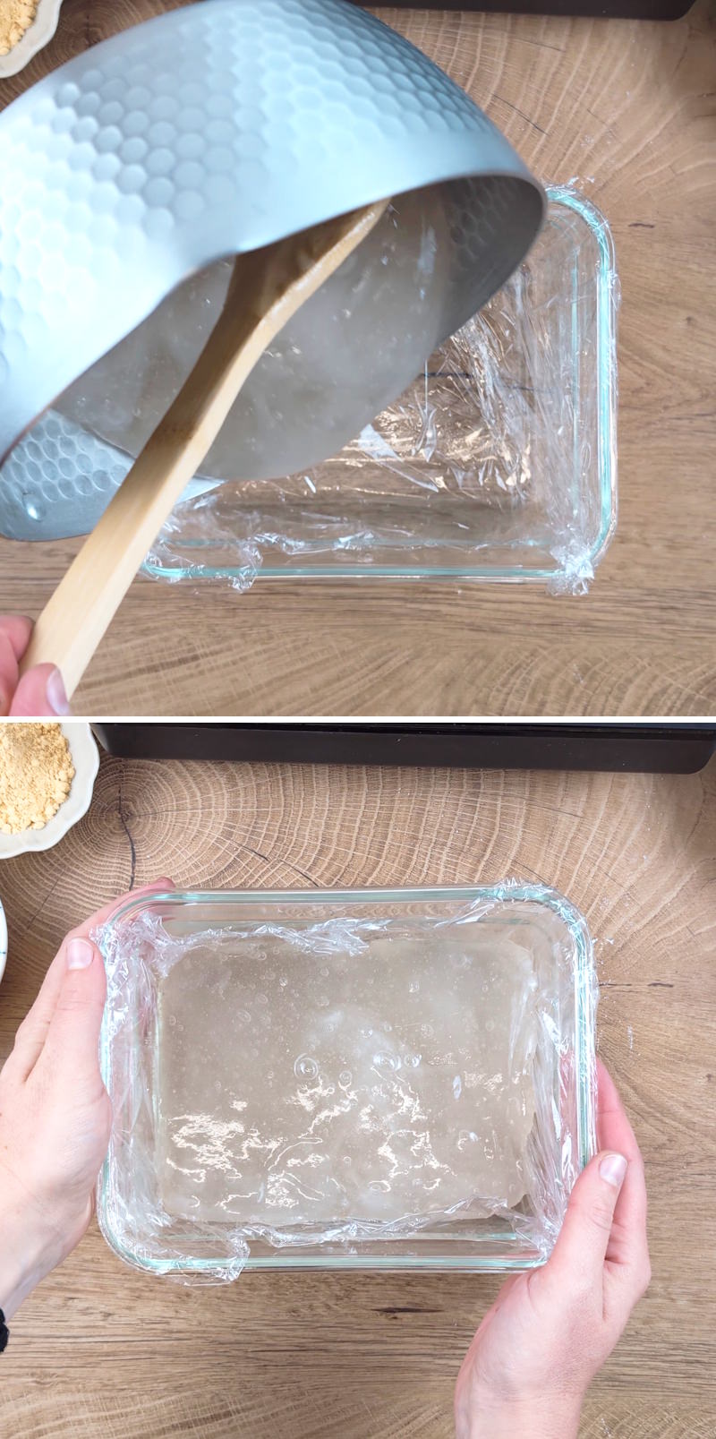 Warabi Mochi Schritt 5 Teig kühlen lassen
