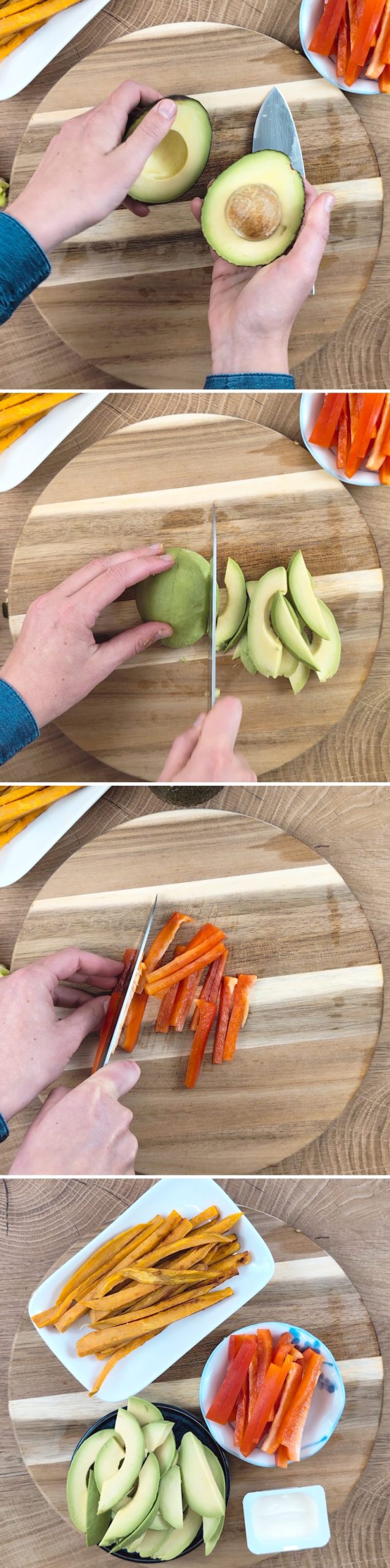 Crispy Sushi Roll Schritt 7 Füllung vorbereiten