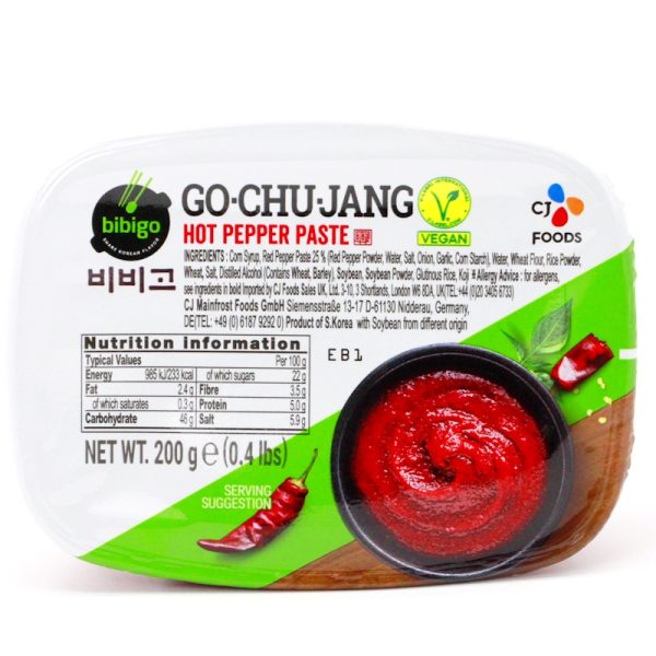 Gochujang Chilipaste 200g (Hot Pepper Paste, koreanische Gewürzpaste), Bibigo