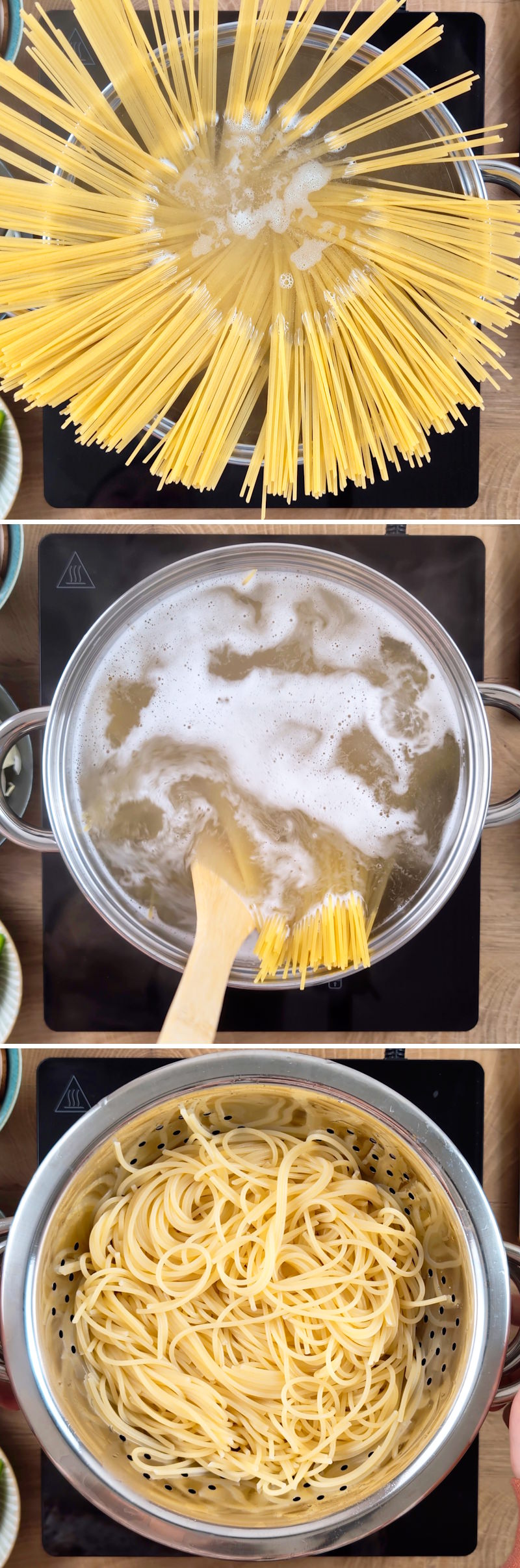 Spaghetti Napolitan Schritt 4 Nudeln kochen