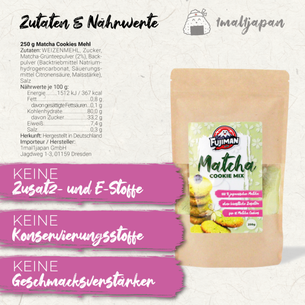 Matcha Cookies Mehl