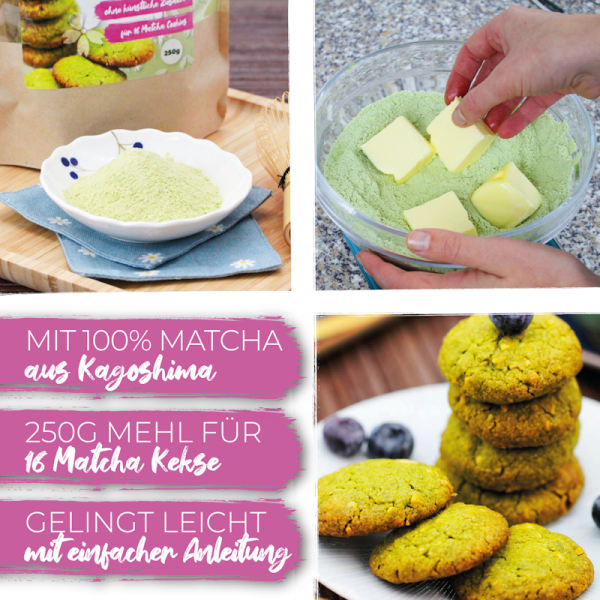 Matcha Cookies Mehl