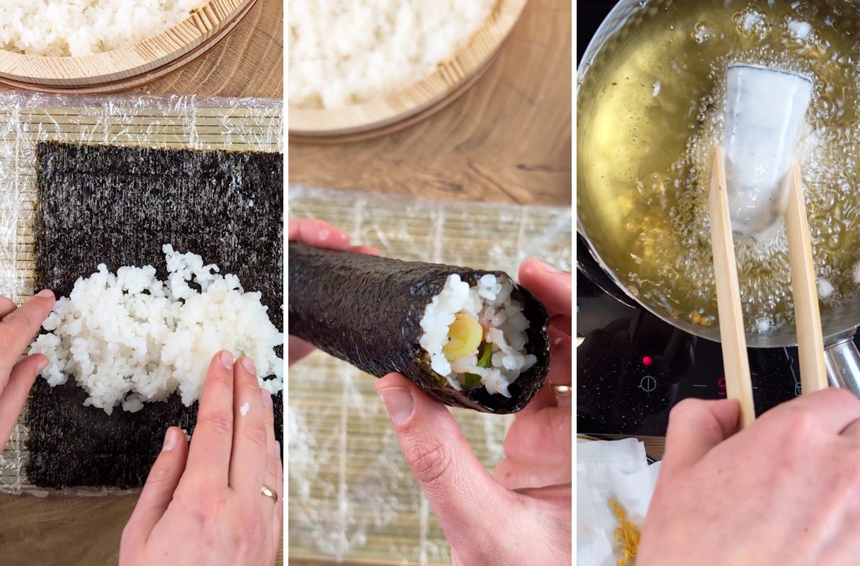 Tempura Sushi selber machen