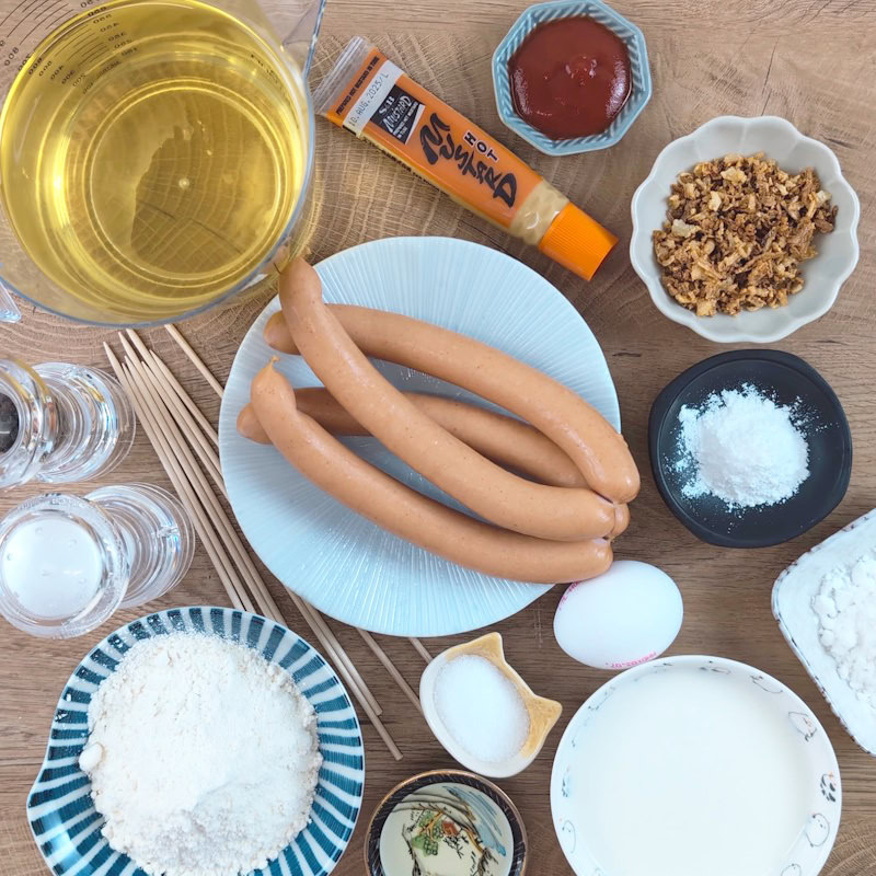 Corn Dogs Zutaten