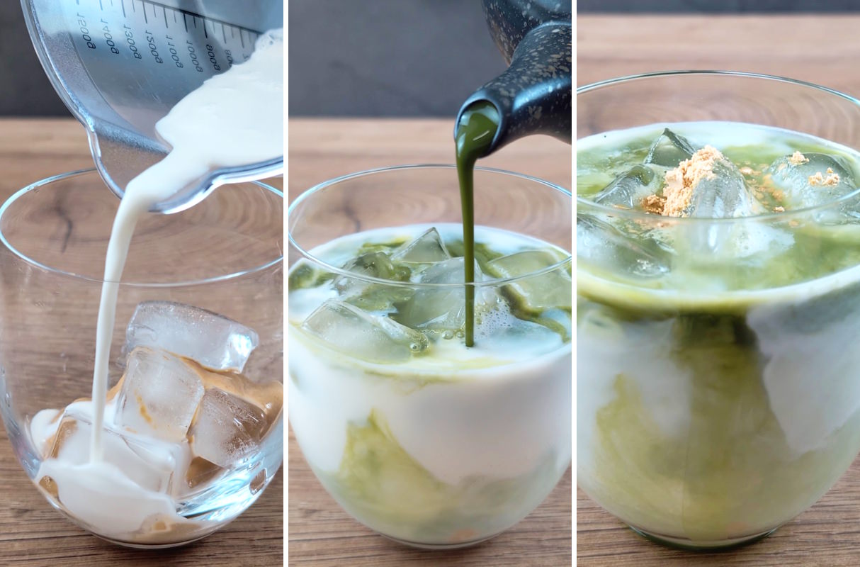 Iced Matcha Latte Rezept