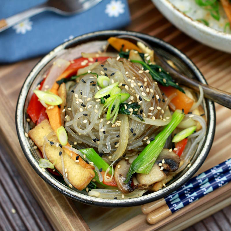 Japchae Fertig
