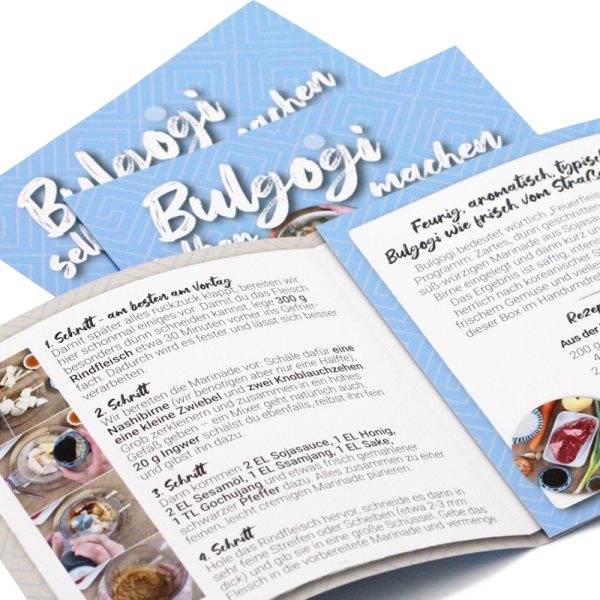 Bulgogi Kochbox Rezeptkarte