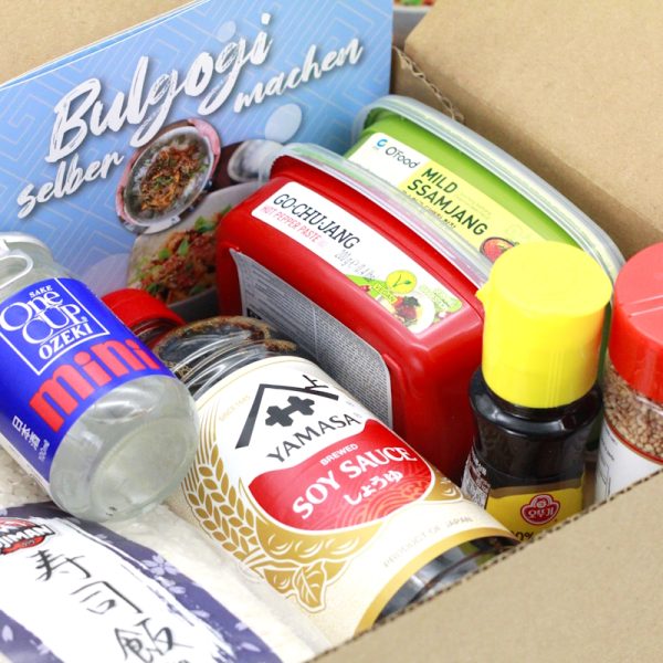 Bulgogi Kochbox Zutaten in Verpackung