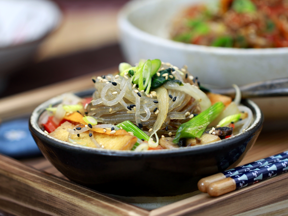 Japchae fertig