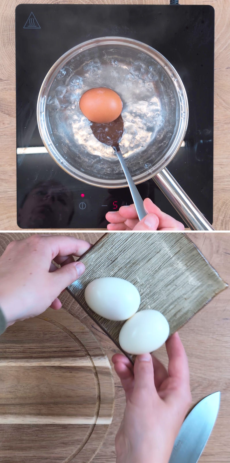 Tteokbokki Schritt 4 Eier kochen