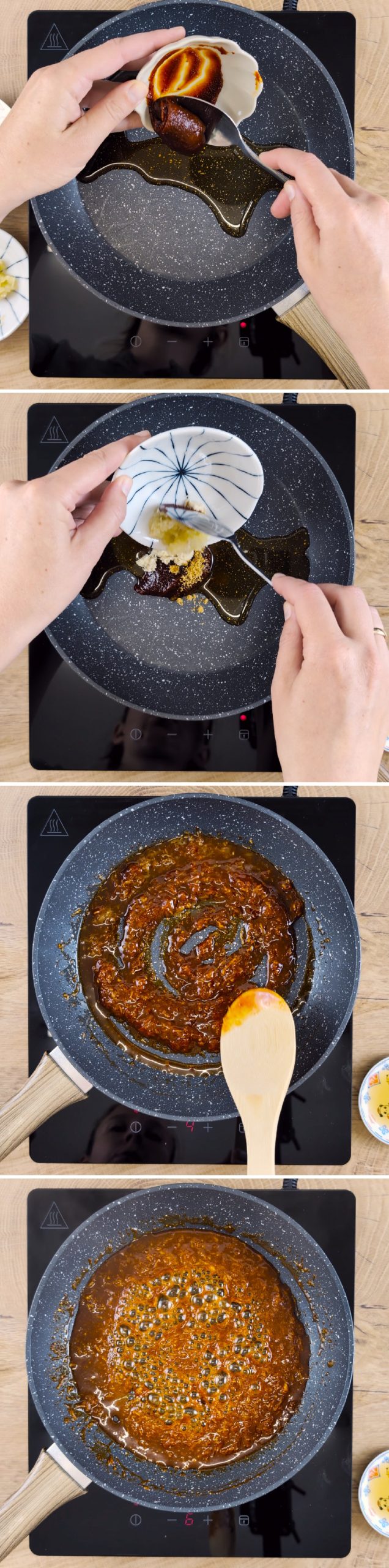 Dakgangjeong Schritt 04 Sauce zubereiten