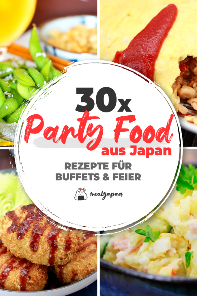 Japanische Party Food Rezepte Titelbild lang