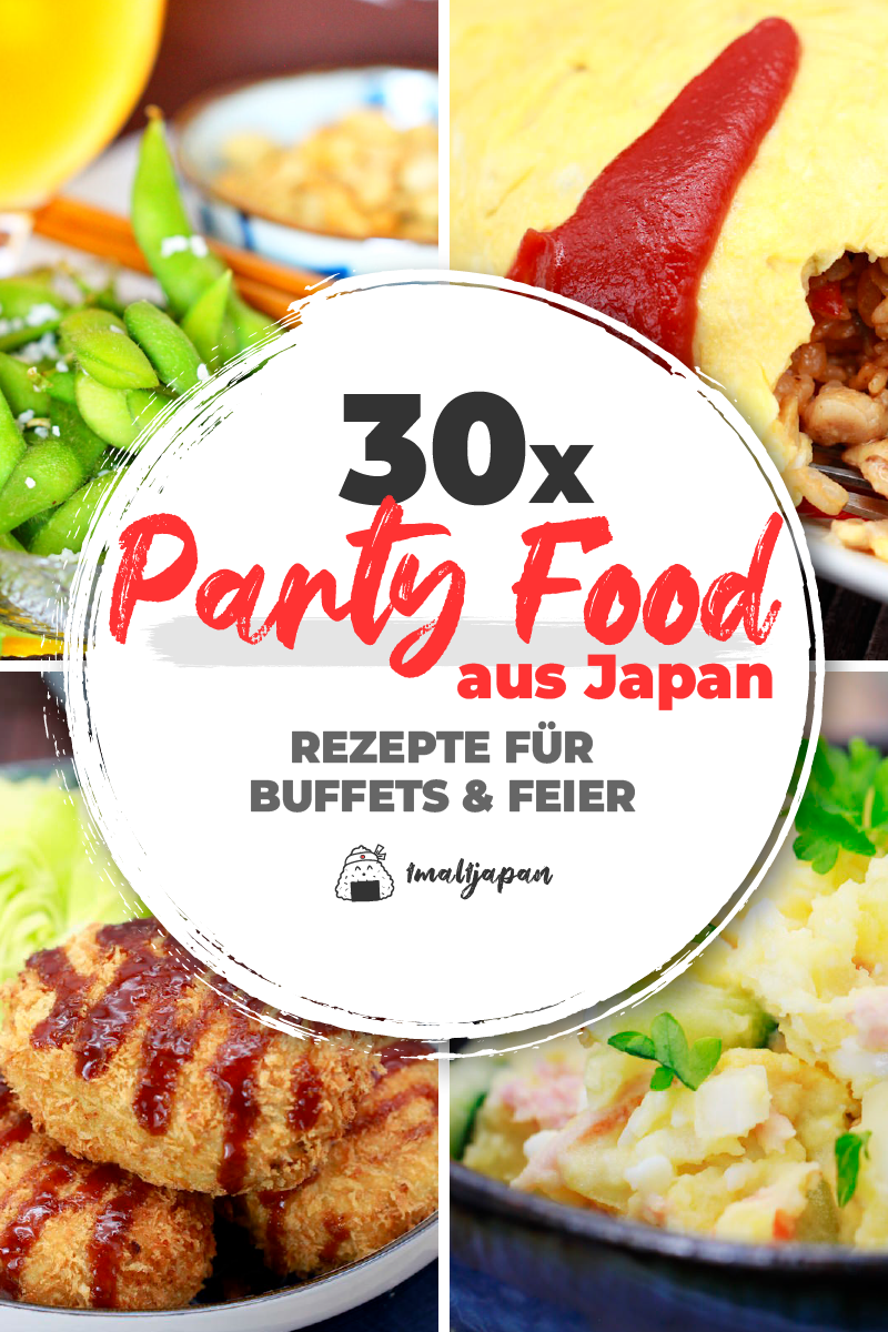 Japanische Party Food Rezepte Titelbild lang