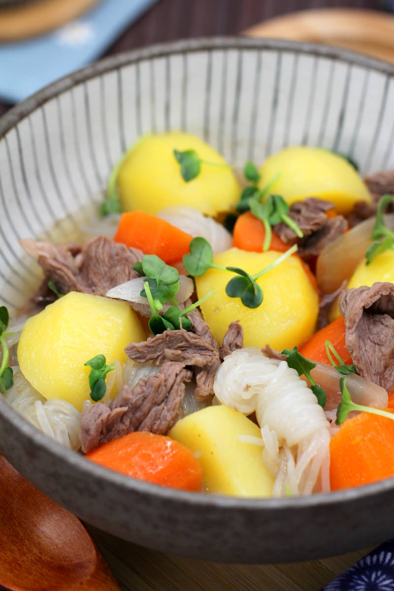 Nikujaga Eintopf Schritt für Schritt