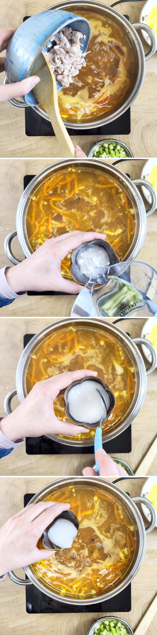 Pekingsuppe Schritt 12 Stärke einrühren