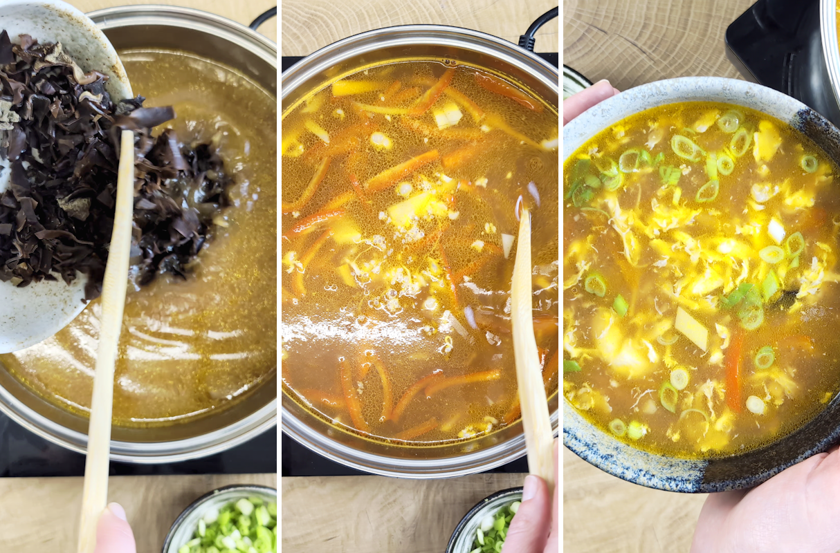 Pekingsuppe Schritt für Schritt Rezept