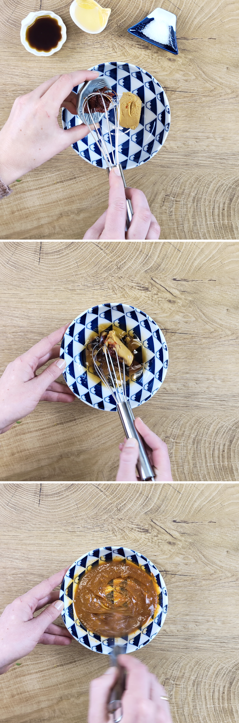 Tantanmen Schritt 4 Marinade für Fleisch zubereiten