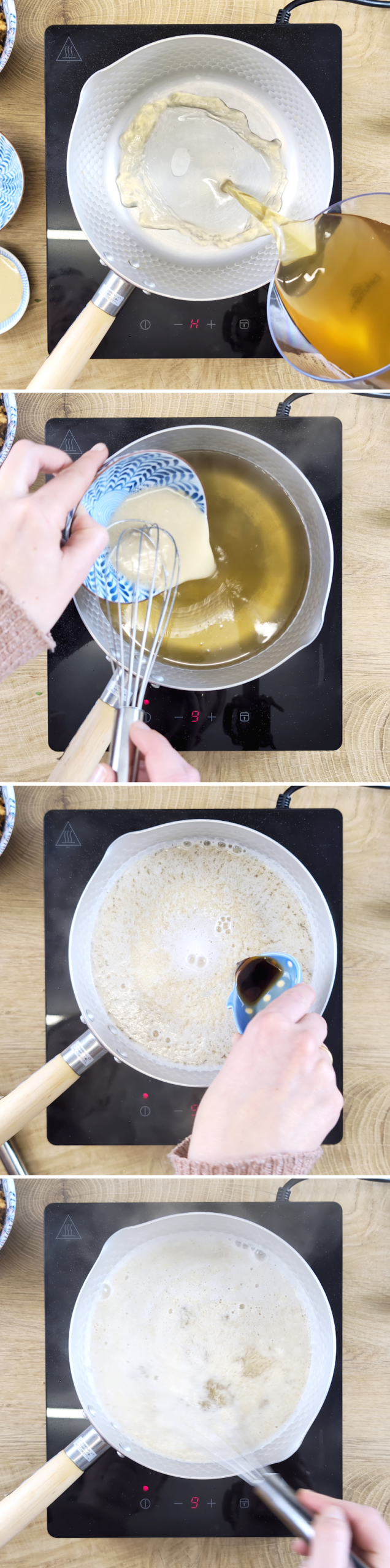 Tantanmen Schritt 7 Sesambrühe zubereiten