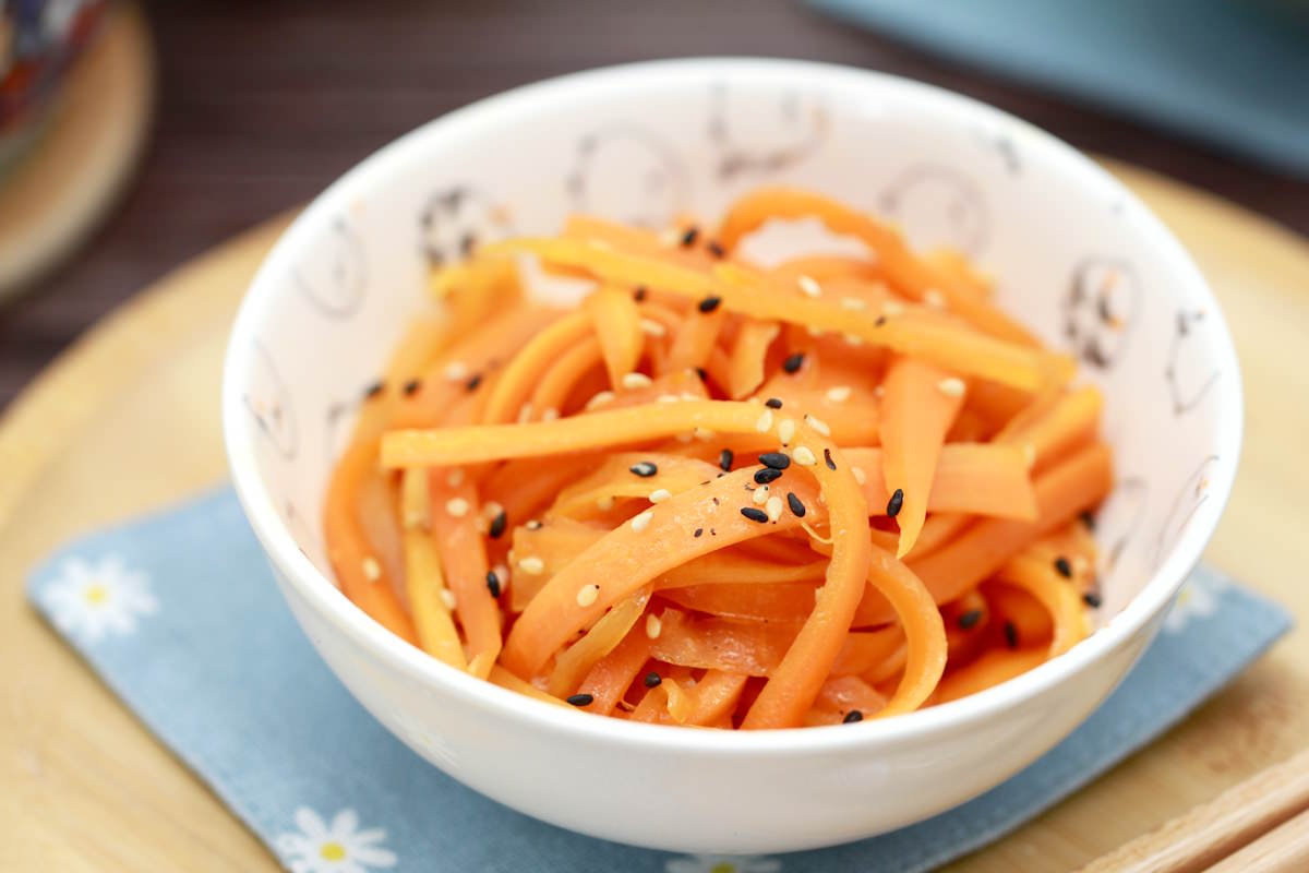 Ninjin no kinpira selber machen