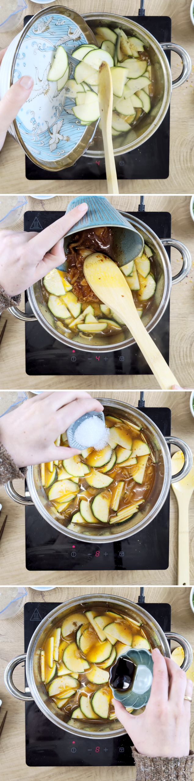 Sundubu Jjigae Schritt 5 Eintopf würzen