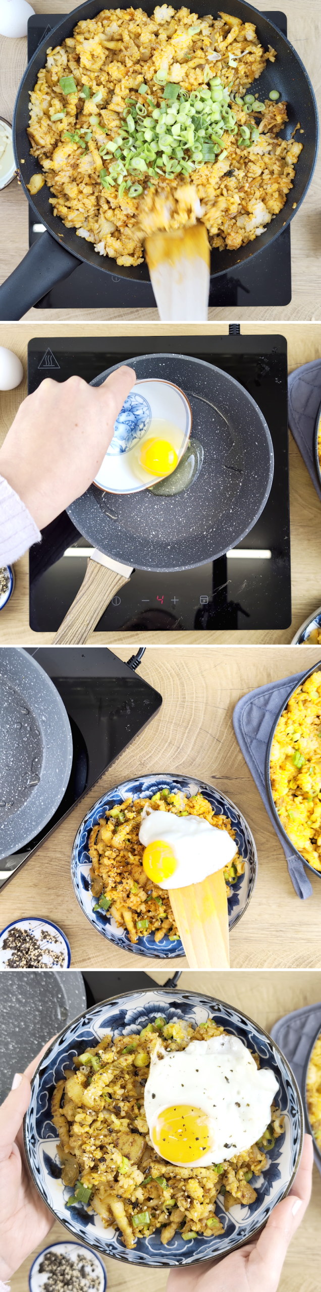 Kimchi Fried Rice Schritt 7 Servieren