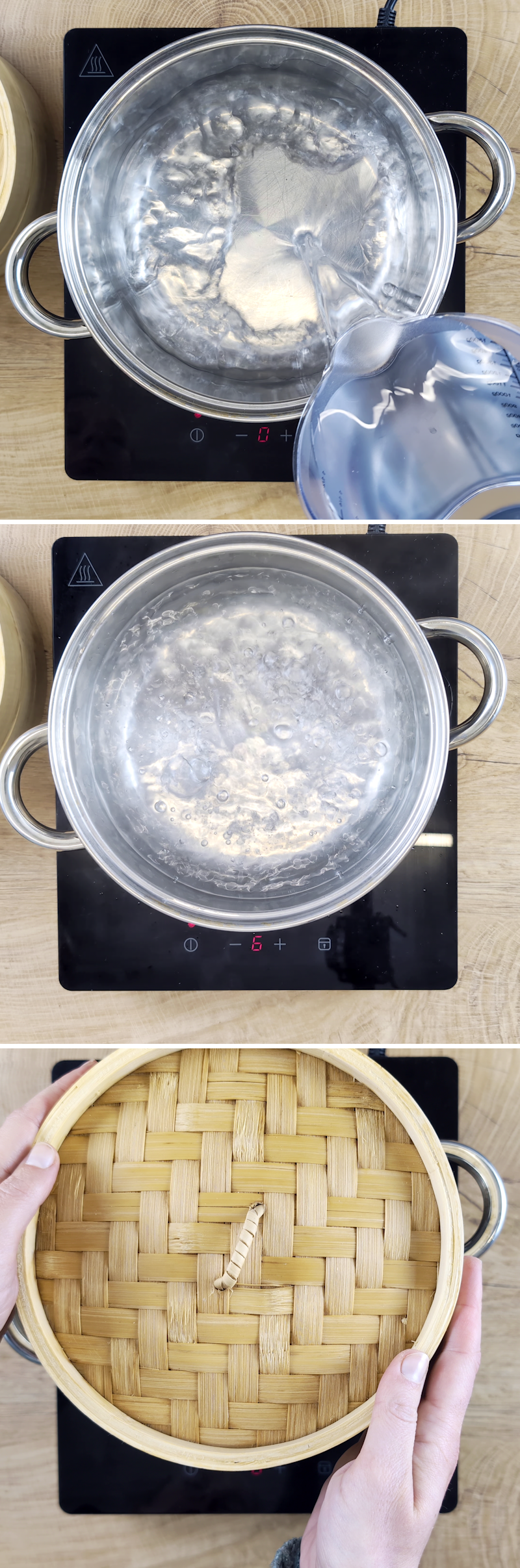 Thai Sticky Rice Schritt 3 Reis dämpfen