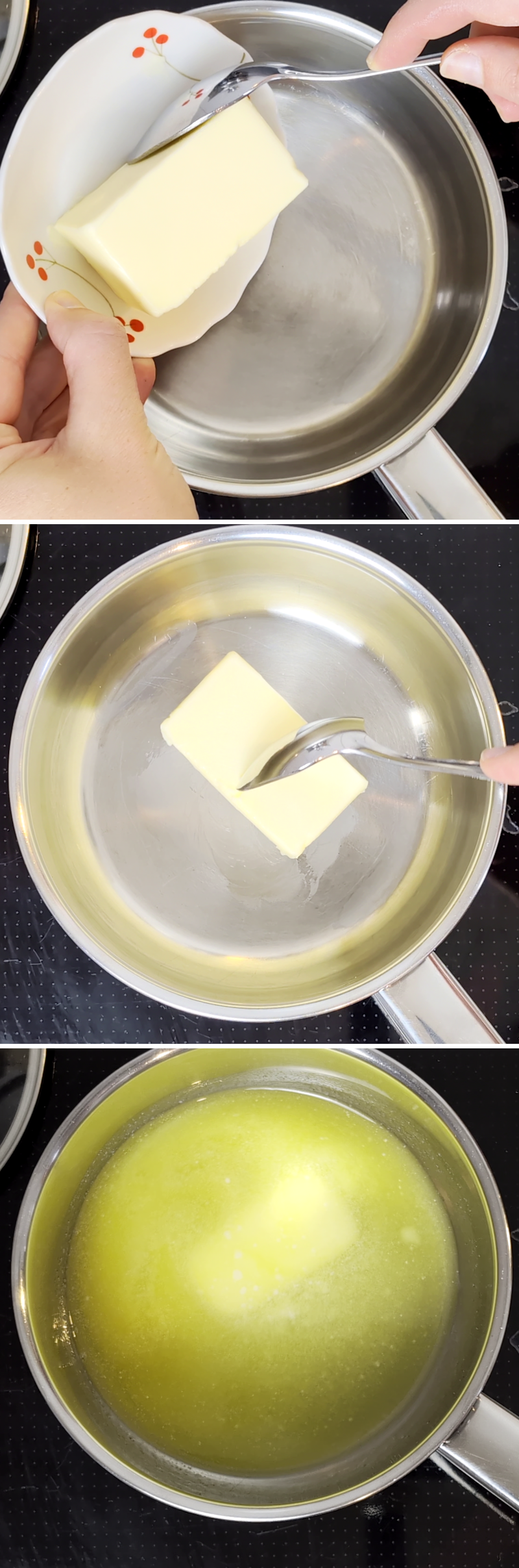 Butter Mochi Schritt 3 Butter schmelzen