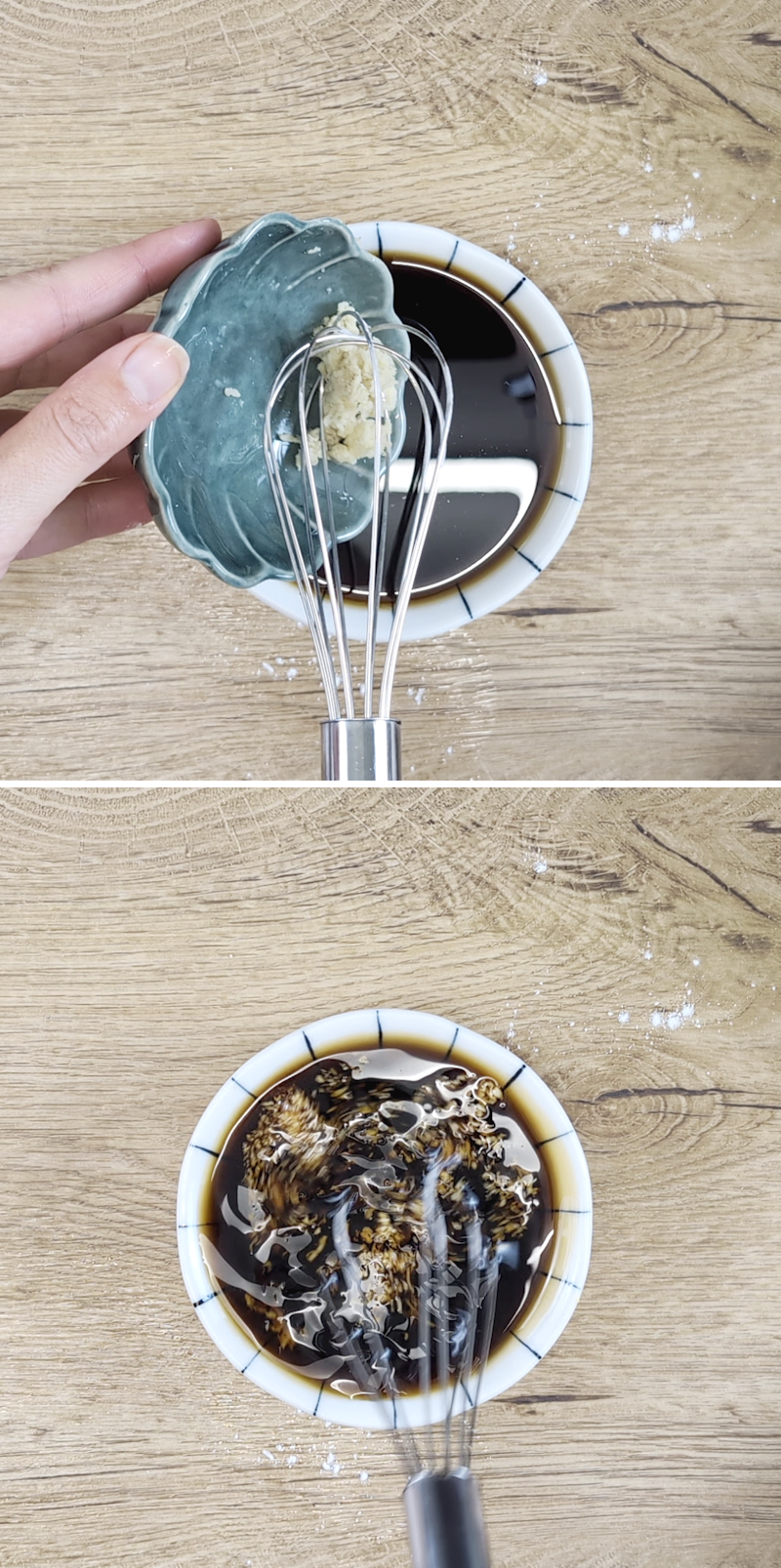 Chicken Teriyaki Schritt 4 Teriyaki Sauce mit Ingwer verrühren