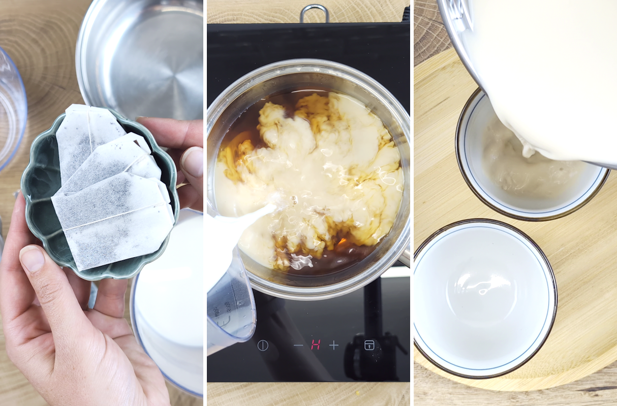 Cremiger Royal Milk Tea japanischer Milchtee selber machen