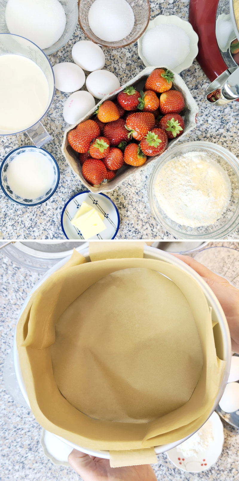 Japanese Strawberry Shortcake Zutaten