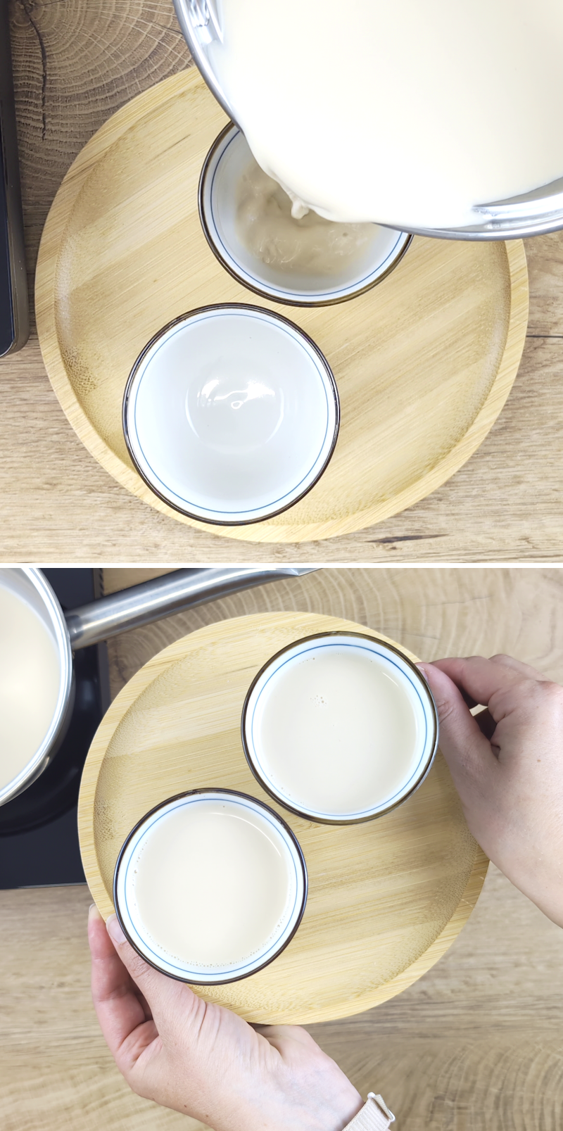 Royal Milk Tea Schritt 4 in Tassen gießen und servieren