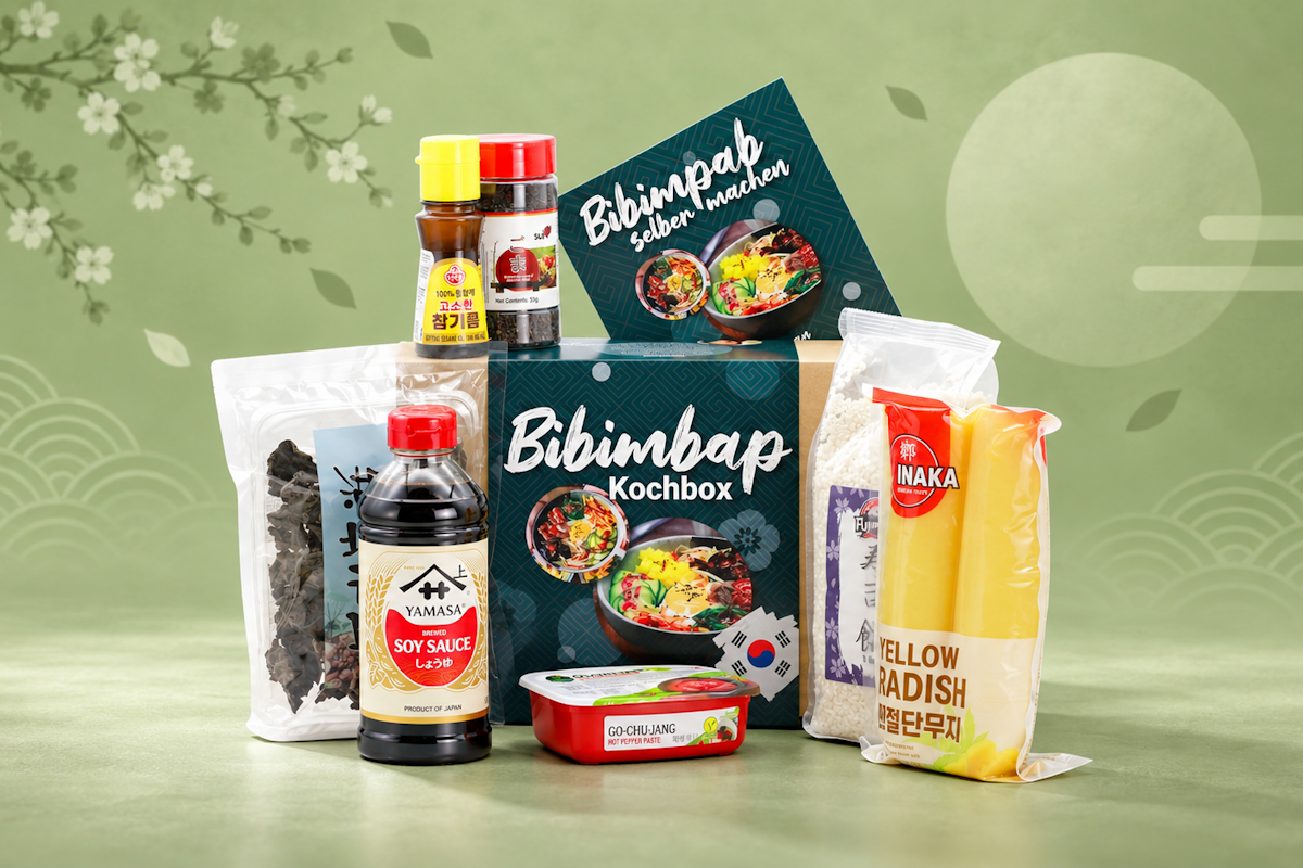 Koreanische Bibimbap Kochbox